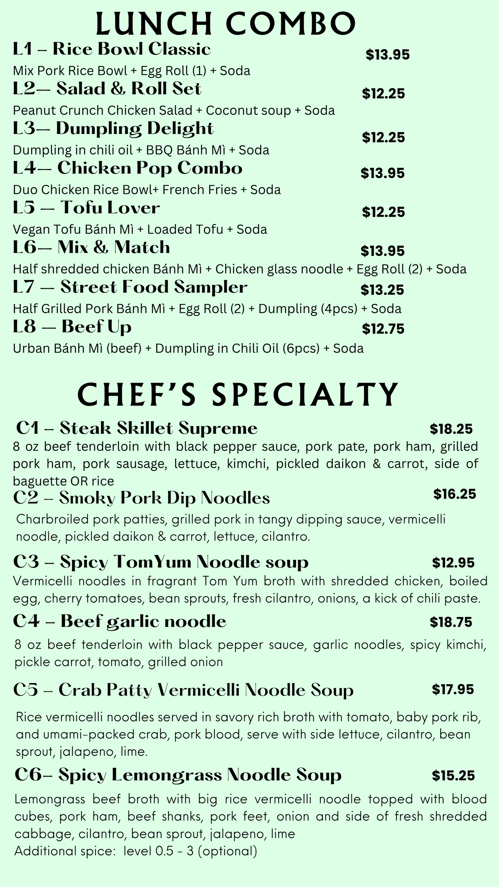 Menu – Viet Crispwich